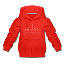 Las Vegas, Nevada Youth Hoodie - Skyline Youth Las Vegas Hooded Sweatshirt - red