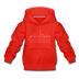 Las Vegas, Nevada Youth Hoodie - Skyline Youth Las Vegas Hooded Sweatshirt - red