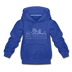 Memphis, Tennessee Youth Hoodie - Skyline Youth Memphis Hooded Sweatshirt - royal blue