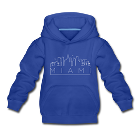 Miami, Florida Youth Hoodie - Skyline Youth Miami Hooded Sweatshirt