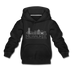 Milwaukee, Wisconsin Youth Hoodie - Skyline Youth Milwaukee Hooded Sweatshirt - black