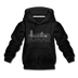 Milwaukee, Wisconsin Youth Hoodie - Skyline Youth Milwaukee Hooded Sweatshirt - charcoal gray