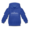 Nashville, Tennessee Youth Hoodie - Skyline Youth Nashville Hooded Sweatshirt - royal blue