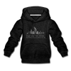 New York Youth Hoodie - Skyline Youth New York Hooded Sweatshirt - charcoal gray