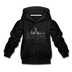 New York Youth Hoodie - Skyline Youth New York Hooded Sweatshirt - charcoal gray