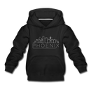 Phoenix, Arizona Youth Hoodie - Skyline Youth Phoenix Hooded Sweatshirt - black