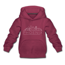 Phoenix, Arizona Youth Hoodie - Skyline Youth Phoenix Hooded Sweatshirt - burgundy
