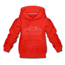 Phoenix, Arizona Youth Hoodie - Skyline Youth Phoenix Hooded Sweatshirt - red