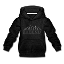 Phoenix, Arizona Youth Hoodie - Skyline Youth Phoenix Hooded Sweatshirt - charcoal gray