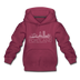 Portland, Oregon Youth Hoodie - Skyline Youth Portland Hooded Sweatshirt - burgundy