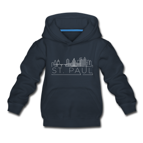 Saint Paul, Minnesota Youth Hoodie - Skyline Youth Saint Paul Hooded Sweatshirt