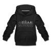 Sacramento, California Youth Hoodie - Skyline Youth Sacramento Hooded Sweatshirt - black