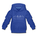San Francisco, California Youth Hoodie - Skyline Youth San Francisco Hooded Sweatshirt - royal blue