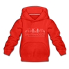 San Francisco, California Youth Hoodie - Skyline Youth San Francisco Hooded Sweatshirt - red