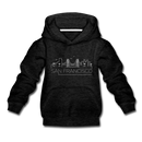 San Francisco, California Youth Hoodie - Skyline Youth San Francisco Hooded Sweatshirt - charcoal gray