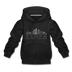 Tampa, Florida Youth Hoodie - Skyline Youth Tampa Hooded Sweatshirt - black