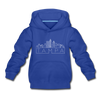 Tampa, Florida Youth Hoodie - Skyline Youth Tampa Hooded Sweatshirt - royal blue