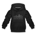Virginia Beach, Virginia Youth Hoodie - Skyline Youth Virginia Beach Hooded Sweatshirt - black