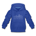 Virginia Beach, Virginia Youth Hoodie - Skyline Youth Virginia Beach Hooded Sweatshirt - royal blue