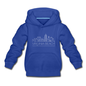 Virginia Beach, Virginia Youth Hoodie - Skyline Youth Virginia Beach Hooded Sweatshirt