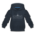Washington DC Youth Hoodie - Skyline Youth Washington DC Hooded Sweatshirt - navy