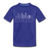Denver, Colorado Youth T-Shirt - Skyline Youth Denver Tee - royal blue
