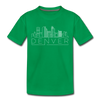 Denver, Colorado Youth T-Shirt - Skyline Youth Denver Tee - kelly green