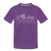 Albuquerque, New Mexico Youth T-Shirt - Skyline Youth Albuquerque Tee - purple