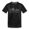 Albuquerque, New Mexico Youth T-Shirt - Skyline Youth Albuquerque Tee - charcoal gray