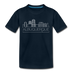 Albuquerque, New Mexico Youth T-Shirt - Skyline Youth Albuquerque Tee - deep navy