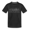 Anchorage, Alaska Youth T-Shirt - Skyline Youth Anchorage Tee - black