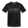 Anchorage, Alaska Youth T-Shirt - Skyline Youth Anchorage Tee - charcoal gray