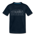 Anchorage, Alaska Youth T-Shirt - Skyline Youth Anchorage Tee - deep navy
