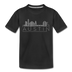 Austin, Texas Youth T-Shirt - Skyline Youth Austin Tee - black