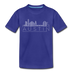 Austin, Texas Youth T-Shirt - Skyline Youth Austin Tee - royal blue