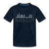 Austin, Texas Youth T-Shirt - Skyline Youth Austin Tee - deep navy