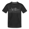 Birmingham, Alabama Youth T-Shirt - Skyline Youth Birmingham Tee - black