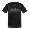 Birmingham, Alabama Youth T-Shirt - Skyline Youth Birmingham Tee - charcoal gray