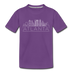 Atlanta, Georgia Youth T-Shirt - Skyline Youth Atlanta Tee - purple