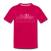 Atlanta, Georgia Youth T-Shirt - Skyline Youth Atlanta Tee - dark pink