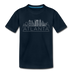 Atlanta, Georgia Youth T-Shirt - Skyline Youth Atlanta Tee - deep navy