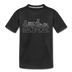 Baltimore, Maryland Youth T-Shirt - Skyline Youth Baltimore Tee - black