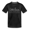 Baltimore, Maryland Youth T-Shirt - Skyline Youth Baltimore Tee - charcoal gray
