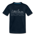 Baltimore, Maryland Youth T-Shirt - Skyline Youth Baltimore Tee - deep navy
