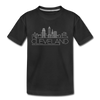 Cleveland, Ohio Youth T-Shirt - Skyline Youth Cleveland Tee - black