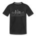 Cleveland, Ohio Youth T-Shirt - Skyline Youth Cleveland Tee - black
