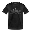 Cleveland, Ohio Youth T-Shirt - Skyline Youth Cleveland Tee - charcoal gray
