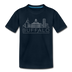 Buffalo, New York Youth T-Shirt - Skyline Youth Buffalo Tee - deep navy