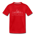 Chicago, Illinois Youth T-Shirt - Skyline Youth Chicago Tee - red