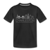Charleston, South Carolina Youth T-Shirt - Skyline Youth Charleston Tee - black